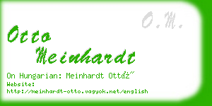 otto meinhardt business card